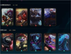 Conta League Of Legends Ouro 4 LOL