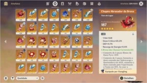 CONTA GENSHIN IMPACT BR LVL 47