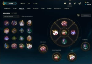 Conta de league of legends Platina 4 ( 143 Skins ) LOL