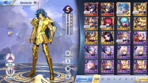 Kanon de gemeos/hades/ shun dos mortos/milo divino A138 - Saint Seiya Awakening SSA