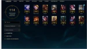 CONTA LEAGUE OF LEGENDS LOL