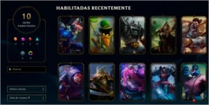 Conta LoL Unranked - 48 Champions - 10 Skins - League of Legends