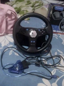 volante para ps2 , tem o adaptador para pc tbm - Produtos Físicos