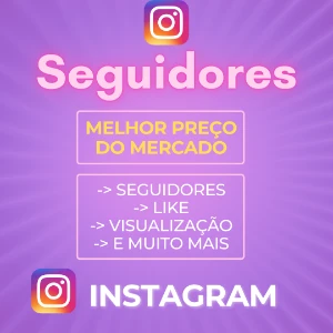 1K Seguidores instragram 5,00 REAIS ENTREGA RÁPIDA - Redes Sociais