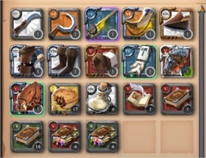 Conta T8 Esfolar e T6 Algodão - X/100 Armaduras Pesadas - Albion Online