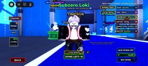 Subzero Loki Ultra Lendária! A Conta Definitiva De Blue Lock - Roblox