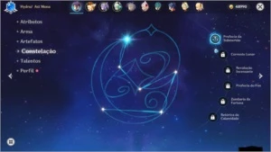 Conta com Mona 1x, Klee, Keqing, Noelle 6x Ar 43 - Genshin Impact