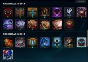 Conta League of Legends Master LOL