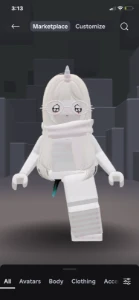 Conta feminina korblox