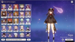 AR 55 - HUTAO + HOMA / CHILDE + ESTRELA INVERNAL e mais... - Genshin Impact