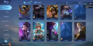 Conta Top Mobile Legends
