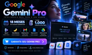Gemini Pro + Antigravity + Flow 18 mes/30 dias de garantia! - Inteligência Artificial