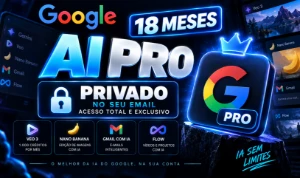 Gemini Pro + Antigravity + Flow 18 mes/30 dias de garantia! - Inteligência Artificial