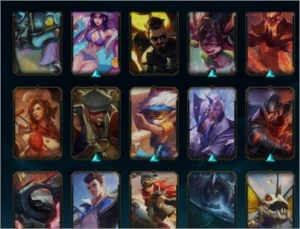 conta lol e valorant, 217 skins - League of Legends
