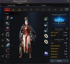 Lost Ark Conta lv 50 t1