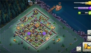 CV13 MUITO BEM UPADO, MUROS FULL, PRA SAIR LOGO - Clash of Clans