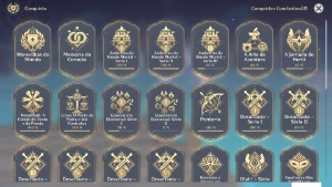 CONTA Genshin Impact RANK 55 Com 8 Personagens 5*
