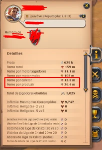 🔥 Conta de Albion Online – Foco em Coleta (26M+ de Fama) 🔥