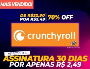 [Promoção] Crunchyroll Premium 30 Dias | Envio Rápido