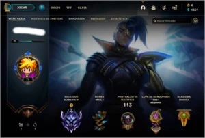CONTA DIAMANTE 4 LOL 69% DE WINRATE - League of Legends