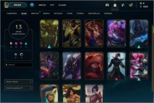 CONTA DIAMANTE 4 LOL 69% DE WINRATE - League of Legends