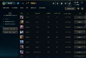 Unranked lv 17 com 35 Champs e 4 Skins + 700 RP - League of Legends LOL