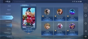 Conta Mobile Legends já foi mítico 69 heróis 77skins