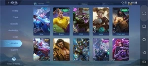 Conta Mobile Legends já foi mítico 69 heróis 77skins