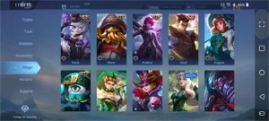 Conta Mobile Legends já foi mítico 69 heróis 77skins