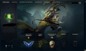 CONTA DIAMANTE 2 - League of Legends LOL