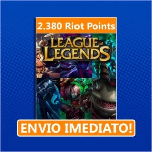 League Of Legends 2.380 Riot Points - Envio Imediato LOL
