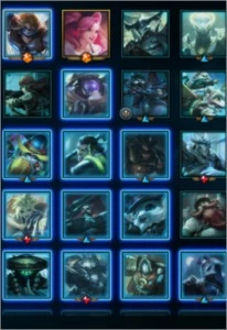 CONTA COM VARIAS SKIN LENDARIAS 2 ULTIMATES E ACOMPANHA 2500 - League of Legends LOL