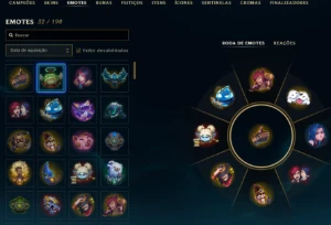 platina 3, 37 Skins, 1 Mítica, 2 Lendária, Honra 5, Lvl 68 - League of Legends LOL