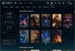 Conta de LoL nvl 419 d1 - League of Legends