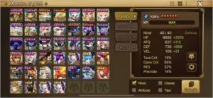 Conta com diversos nat 5 e runas boas - Summoners War