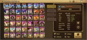 Conta com diversos nat 5 e runas boas - Summoners War