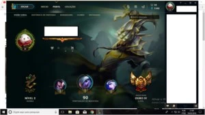 Conta ouro 5 - League of Legends LOL