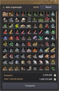 CONTA ROLETADA COM ITENS LIFESKILL BLACK DESERT SA (BDO)