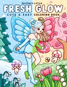 Livro para Colorir Fresh Glow - Arquivo pdf