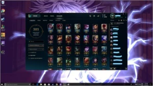 Conta de LOL (lv 56, Prata V, +70 campeões e 31 skins!) - League of Legends