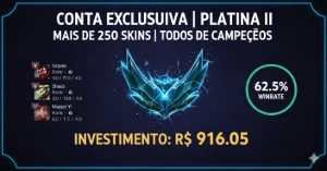 Conta Exclusiva: Todos Os Campeões +250Skins $960 Gastos