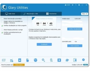 Glary Utilities Pro 2020 Otimizador E Limpeza Para Pc Lento - Premium