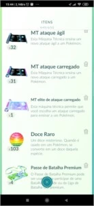 Mana Storia venda de itens - Outros