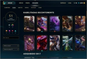 Vendo conta, todos campeões. - League of Legends LOL