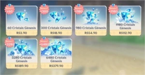 Conta DILUC + VENTI + MONA AR35 COM BENÇÃO - Genshin Impact