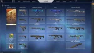 Conta de Valorant Platina 2 com 350 em skins.