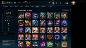 Conta league of legends, 1305 skins LOL