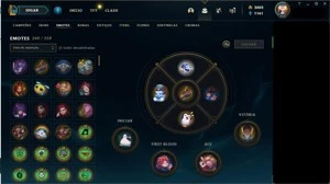 Conta league of legends, 1305 skins LOL