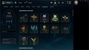 Conta league of legends, 1305 skins LOL