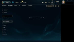 Conta league of legends, 1305 skins LOL